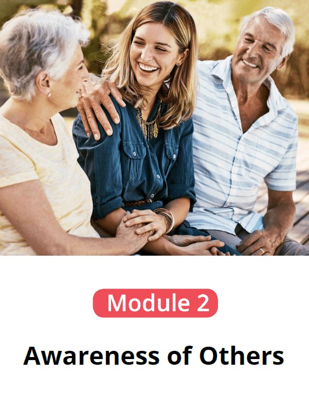 Module 2, The Aware Leader, of the emotional intelligence training program.